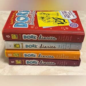 Dork Diaries Book Set #1,3,4,6